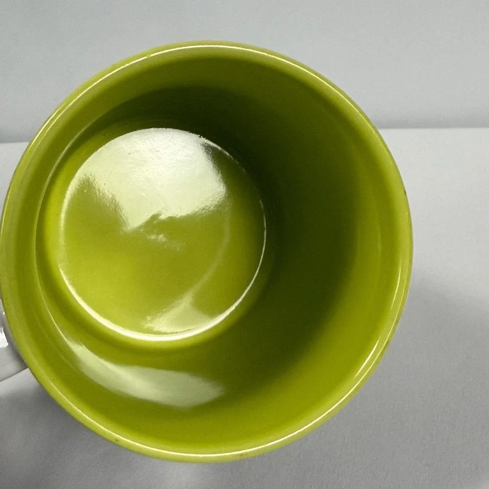 Disney Store Snow White‎ Seven Dwarfs Ceramic Mug White Lime
